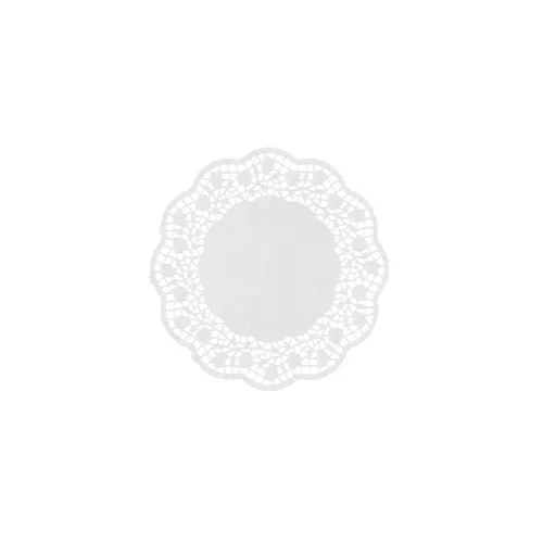 Druppelvangers rond Ø 12 cm wit