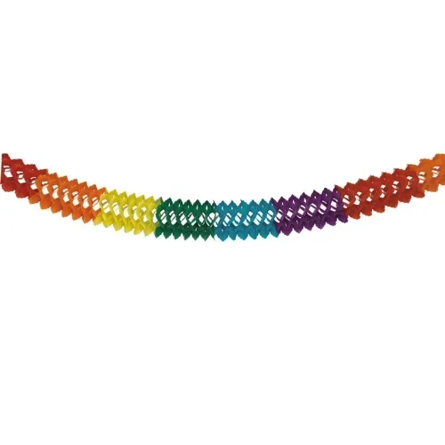 Guirlande, papier Ø 16 cm x 6 m Rainbow