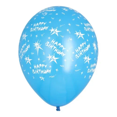 Ballonnen Ø 29 cm assorti kleuren “Happy Birthday”