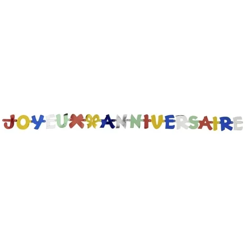 Letterguirlande 1,9 m “Joyeux Anniversaire”