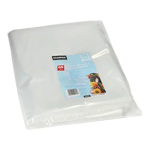 Diepvrieszakjes, LDPE 60 l 90 cm x 50 cm transparant