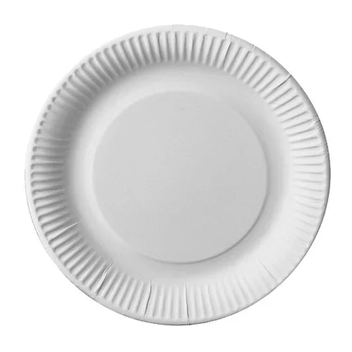 Borden, karton “pure” rond Ø 23 cm wit