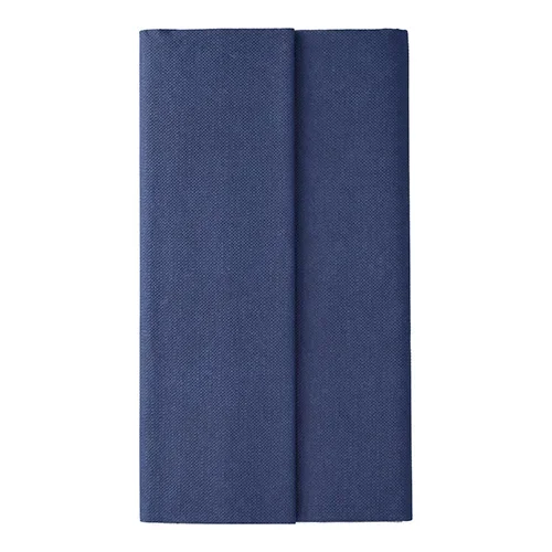 Tafelkleed, Tissue Royal Collection 120 cm x 180 cm donkerblauw