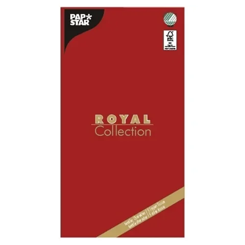 Tafelkleed, Tissue Royal Collection 120 cm x 180 cm rood