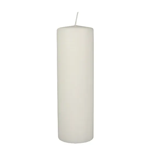 Stompkaars Ø 80 mm x 250 mm wit