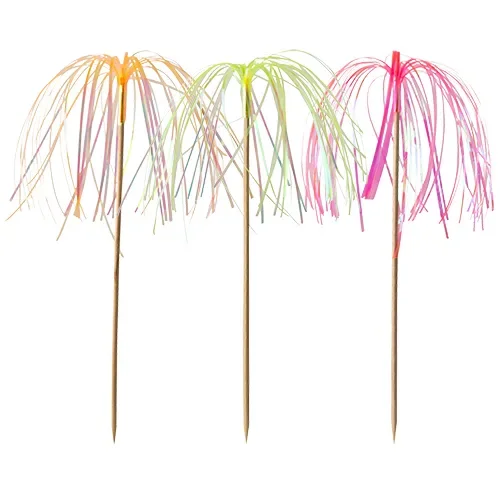 Decoprikkers 15,5 cm neon Fireworks