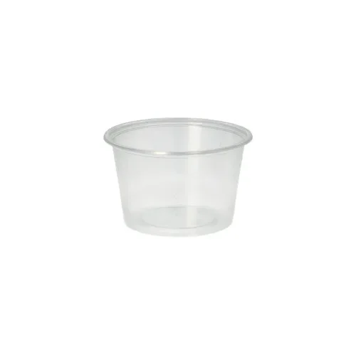 Dressingschaaltjes, PP rond 100 ml Ø 7,1 cm x 4,3 cm transparant