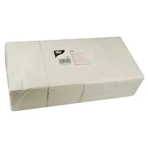 Servetten, 2-laags 1/8 vouw 40 cm x 40 cm wit