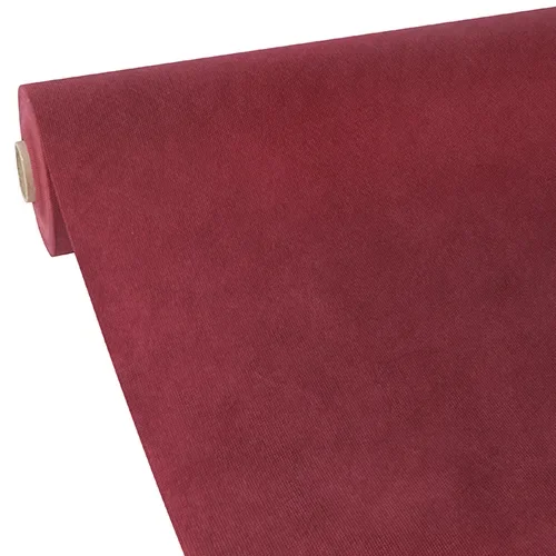 Tafelkleed, Vlies “soft selection” 40 m x 1,18 m bordeaux