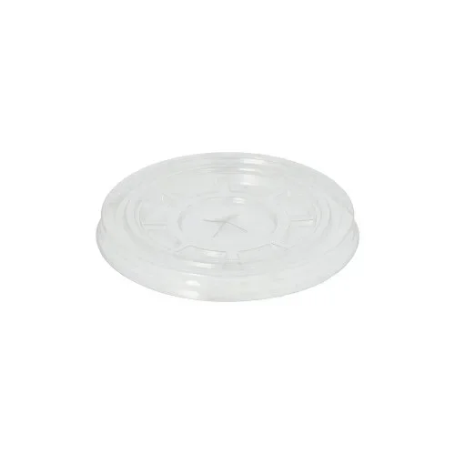 Deksel Hurricane, PET rond Ø 9,5 cm glashelder met kruis-opening