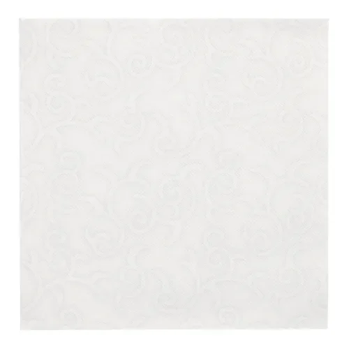 Servetten “Royal Collection” 1/4 vouw 40 cm x 40 cm wit Casali