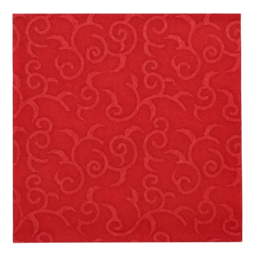 Servetten “Royal Collection” 1/4 vouw 40 cm x 40 cm bordeaux Casali