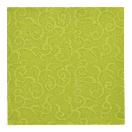 Servetten “Royal Collection” 1/4 vouw 40 cm x 40 cm olijfgroen Casali