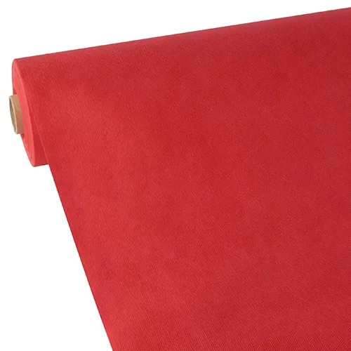 Tafelkleed, Vlies “soft selection” 40 m x 0,9 m rood