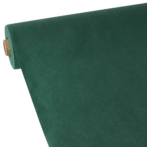 Tafelkleed, Vlies “soft selection” 40 m x 0,9 m donkergroen
