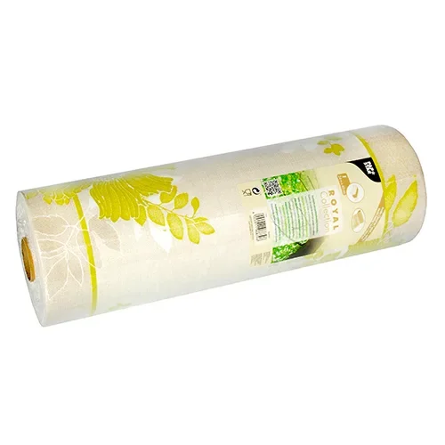 Tafellopers, stofkarakter, PV-Tissue Mix “Royal Collection” 24 m x 40 cm groen Annabel