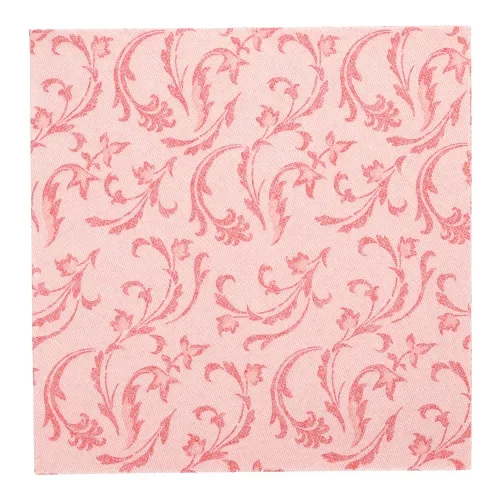 Servetten “Royal Collection” 1/4 vouw 40 cm x 40 cm rood Damascato