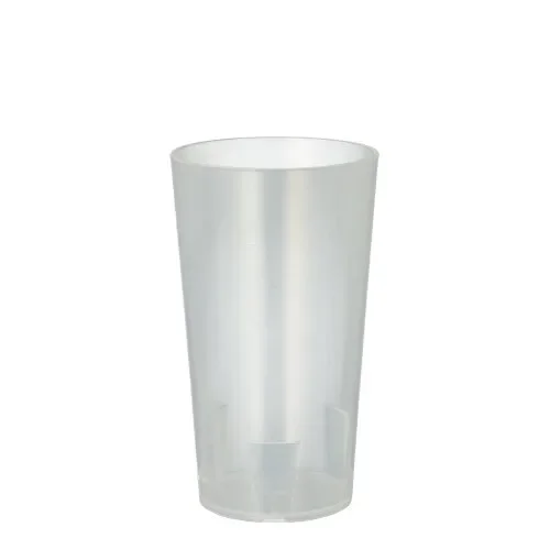 Drinkbekers, herbruikbaar 0,2 l Ø 6,5 cm x 11,4 cm transparant onbreekbaar