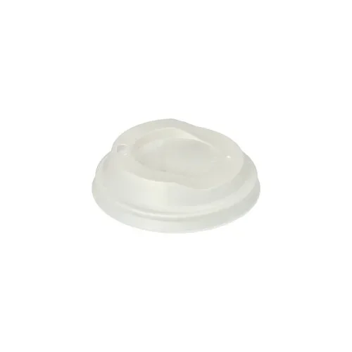 Deksel, C-PLA rond Ø 8 cm x 2,1 cm wit