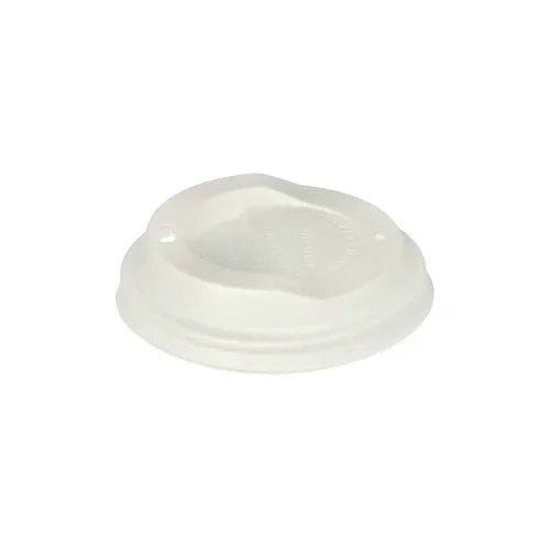 Deksel, C-PLA rond Ø 9 cm x 2,1 cm wit