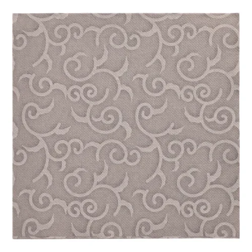 Servetten “Royal Collection” 1/4 vouw 40 cm x 40 cm grijs Casali