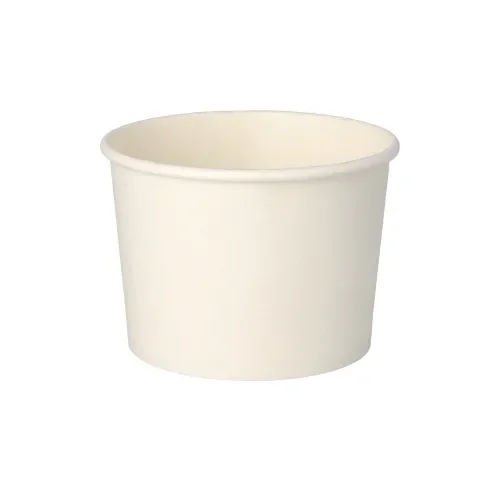 Soepkommen, karton “To Go” rond 350 ml Ø 9,9 cm x 7 cm wit