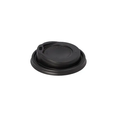 Deksel, PS “To Go” rond Ø 8 cm x 2 cm zwart