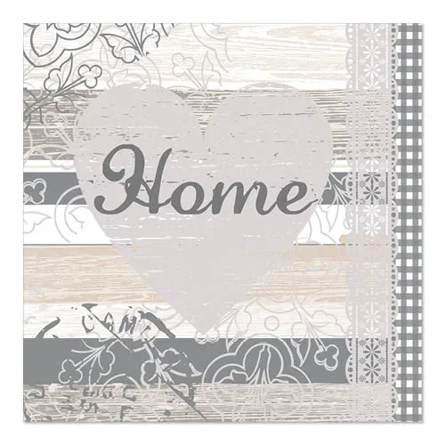 Servetten 3-laags 1/4 vouw 33 cm x 33 cm Home