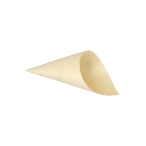 Fingerfood cone, hout “pure” Ø 6,5 cm x 12,5 cm