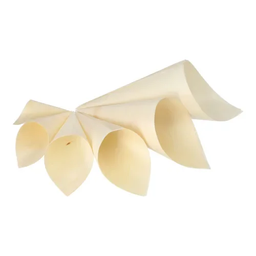 Fingerfood cone, hout “pure” Ø 8 cm x 15,5 cm