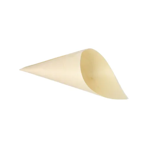 Fingerfood cone, hout “pure” Ø 9,5 cm x 18 cm