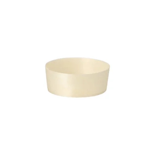Fingerfood - Schalen, hout “pure” rond Ø 5 cm x 2 cm