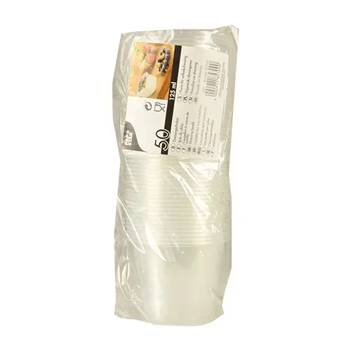 Dressingschaaltjes, PP rond 125 ml Ø 7,1 cm x 5,7 cm transparant