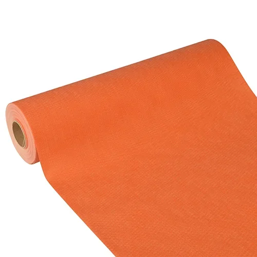 Tafellopers, stofkarakter, nonwoven “soft selection plus” 24 m x 40 cm nectarine