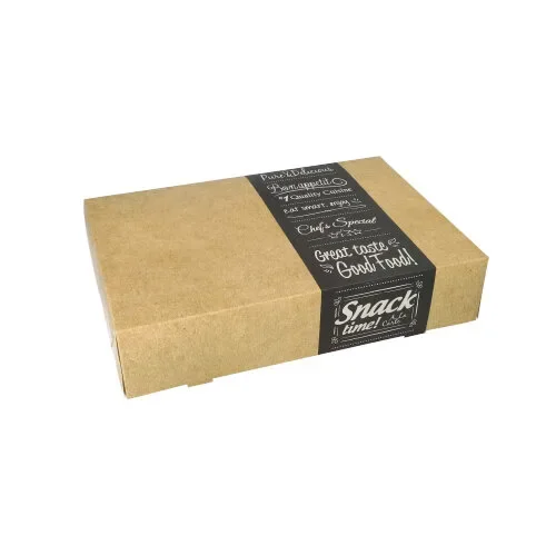 Catering dozen “pure” hoekig 8 cm x 24,7 cm x 35,7 cm Good Food small
