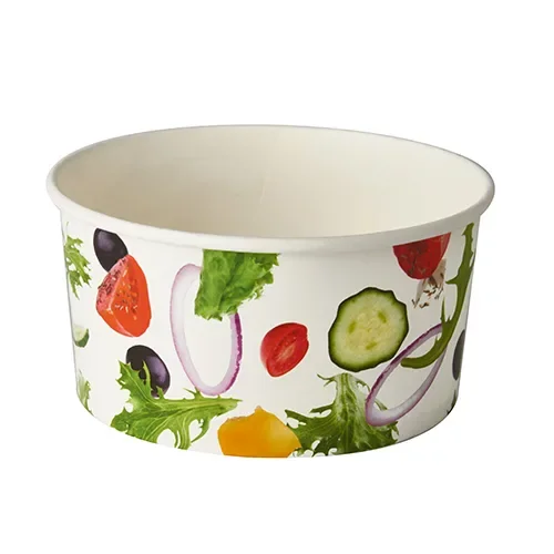 Saladeschalen, Karton “To Go” 1 l Ø 15 cm x 7,5 cm Salad