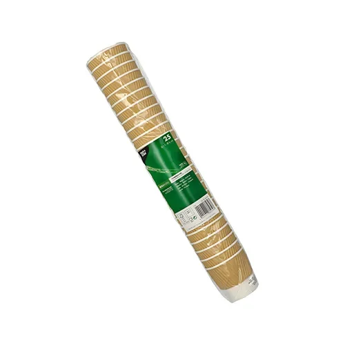Drinkbekers, Karton 0,1 l Ø 6 cm x 6 cm Ripple Wall