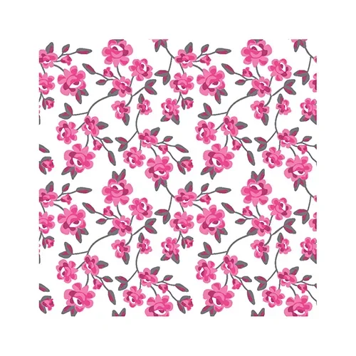 Servetten 3-laags 1/4 vouw 25 cm x 25 cm fuchsia Milleflora