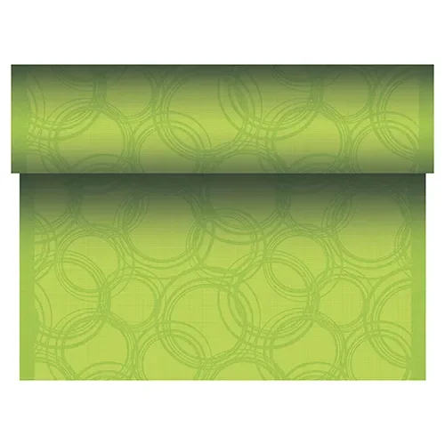 Tafellopers, stofkarakter, PV-Tissue Mix Royal Collection 24 m x 40 cm lime Bubbles