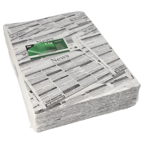 Inpakpapier, perkamentpapier 35 cm x 25 cm Newsprint vetvrij (1 kg)