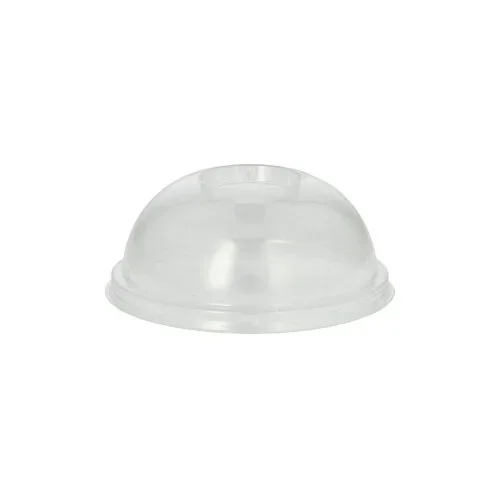 Deksel, PLA “pure” rond Ø 9,5 cm x 4,5 cm glashelder met gat