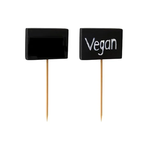 Fingerfood prikkers 8,5 cm Blackboard