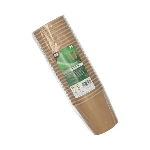 Soepkommen, karton rond 470 ml Ø 9,8 cm x 10 cm bruin