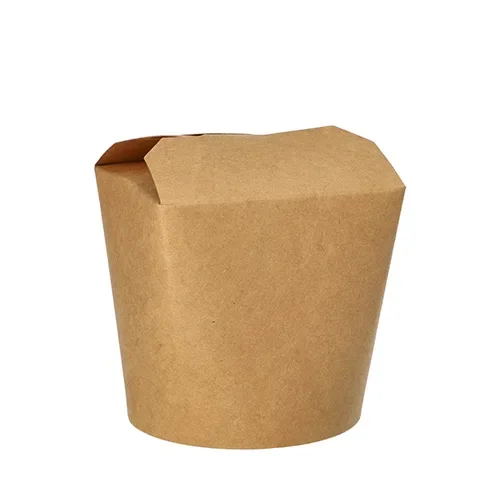 Borden Snackbox hoekig 760 ml 9,8 cm x 10 cm x 8,8 cm bruin