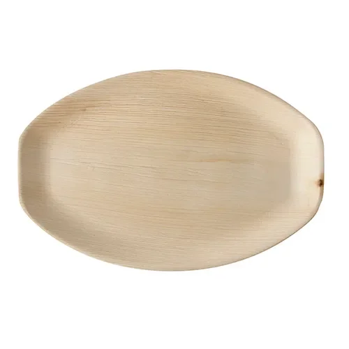 Dienbladen, Palmblad “pure” ovaal 37 cm x 25 cm x 3 cm
