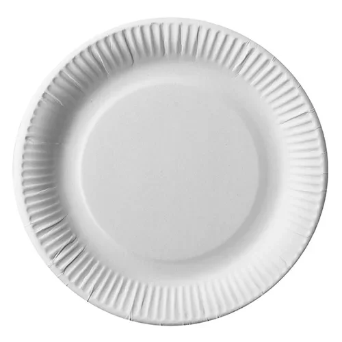 Borden, karton “pure” rond Ø 23 cm wit