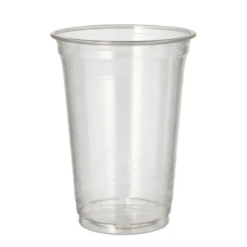 Drinkbekers voor koude dranken, PLA “pure” 0,4 l Ø 9,5 cm x 12,7 cm glashelder