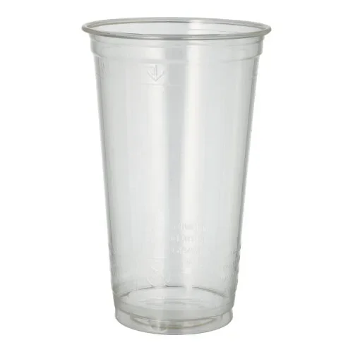 Drinkbekers voor koude dranken, PLA “pure” 0,5 l Ø 9,5 cm x 15,14 cm glashelder