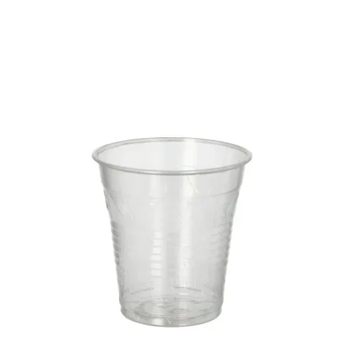 Drinkbekers voor koude dranken, PLA “pure” 0,15 l Ø 7,08 cm x 7,29 cm glashelder