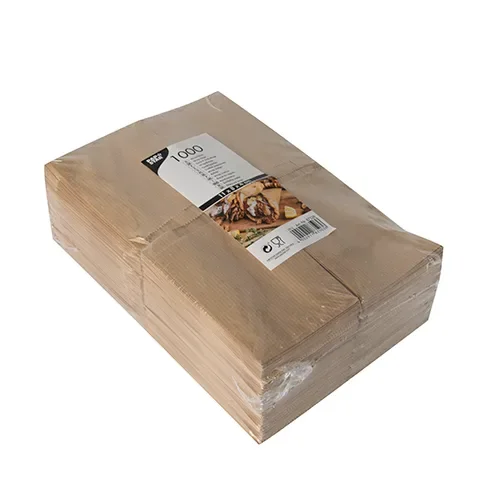 Wrap zakjes 11 cm x 8 cm x 4 cm bruin